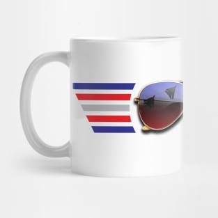 Aviator Sunglasses with Tomcats Mug